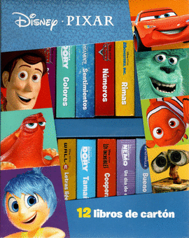 DISNEY PIXAR. 12 LIBROS DE CARTÓN