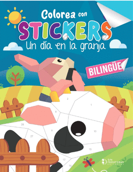 COLOREA CON STICKERS GRANJA