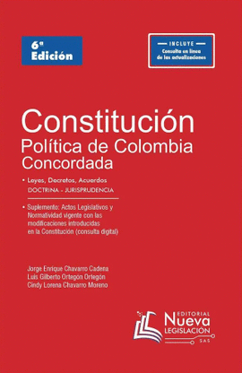 CONSTITUCIÓN POLÍTICA DE COLOMBIA CONCORDADO, DOCTRINA, JURÍSPRUDENCIA